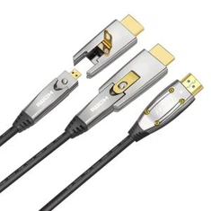 Tygoptisk HDMI-typ A till typ D 4k-kabel