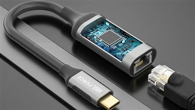 Realtek RTL8153B är ett Gigabit Ethernet Controller Chip